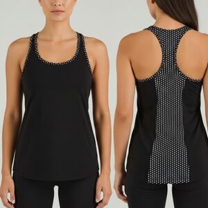 🟣 Sz M VSX Victoria's Secret Black Racerback Tank Top